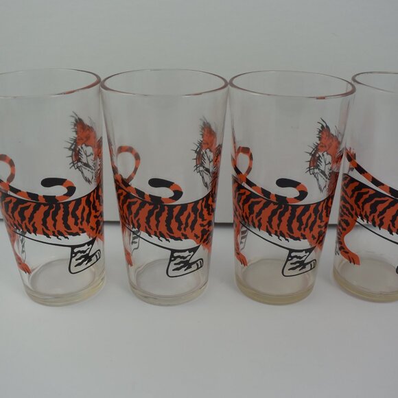 4 Esso "Put a Tiger in Your Tank" Drink Glasses Vintage Excellent Condition! - Picture 6 of 13
